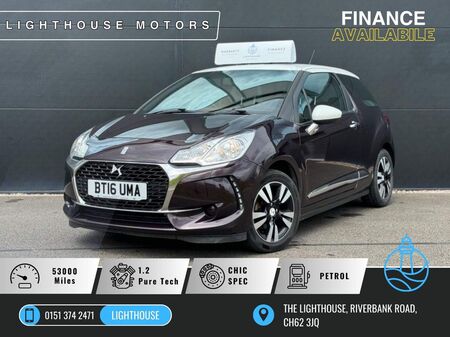 DS AUTOMOBILES DS 3 1.2 PureTech Chic Euro 6 3dr